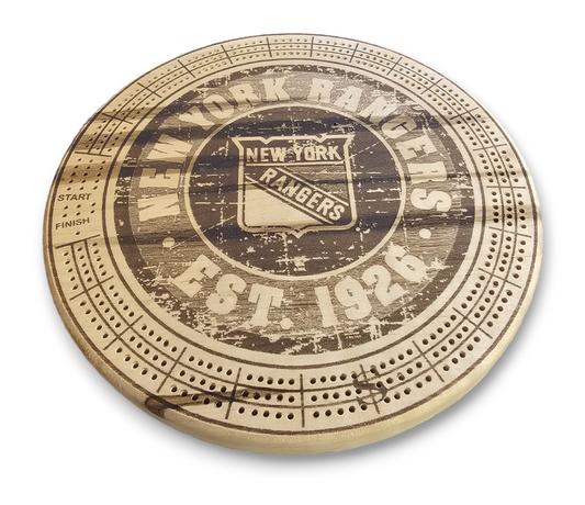 Personalized Round Cribbage Boards